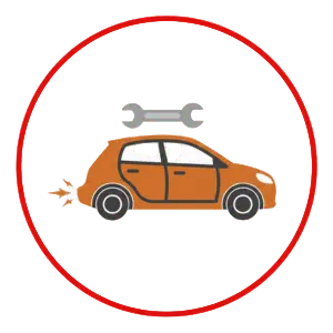 Pärast liiklusõnnetust ja tehniliste riketega autod